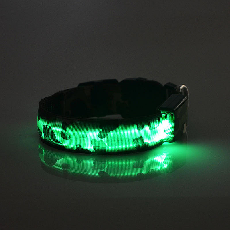 Licht gevende honden halsband