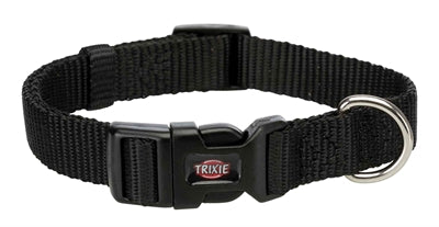 Trixie Halsband Hond Premium Zwart 22-35X1 Cm