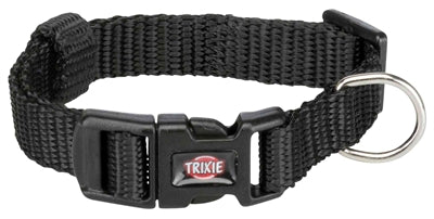 Trixie Halsband Hond Premium Zwart 22-35X1 Cm