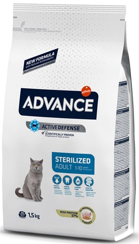 Advance Cat Sterilized Turkey 10 Kg