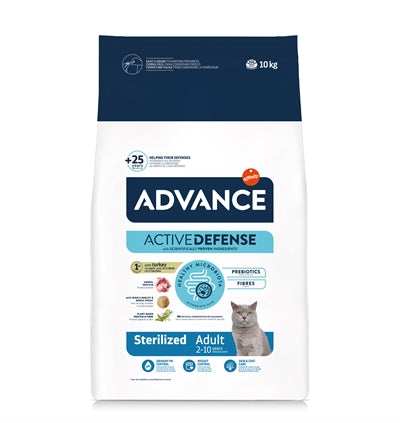 Advance Cat Sterilized Turkey 10 Kg