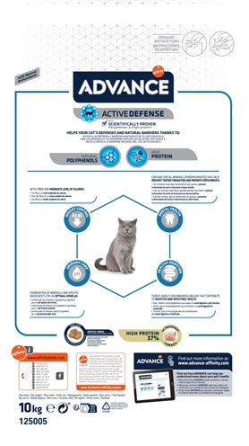 Advance Cat Sterilized Turkey 10 Kg