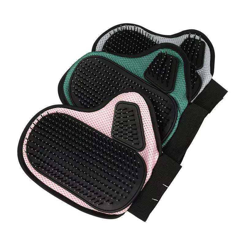 Handschoen borstel voor hond & kat