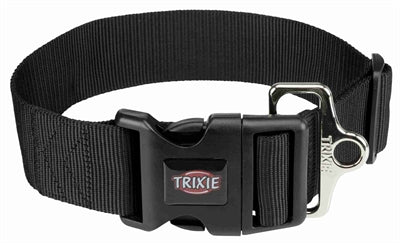 Trixie Halsband Hond Premium Zwart 22-35X1 Cm