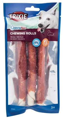 Trixie Denta Fun Duck Chewing Rolls