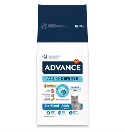 Advance Cat Sterilized Turkey 10 Kg