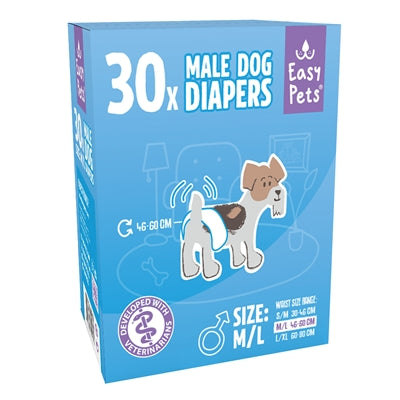 Easypets Hondenluiers Reu S/M 100 St