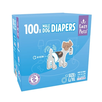 Easypets Hondenluiers Reu S/M 100 St