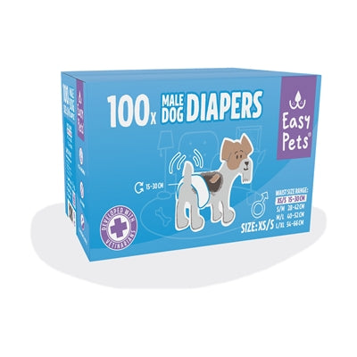 Easypets Hondenluiers Reu S/M 100 St
