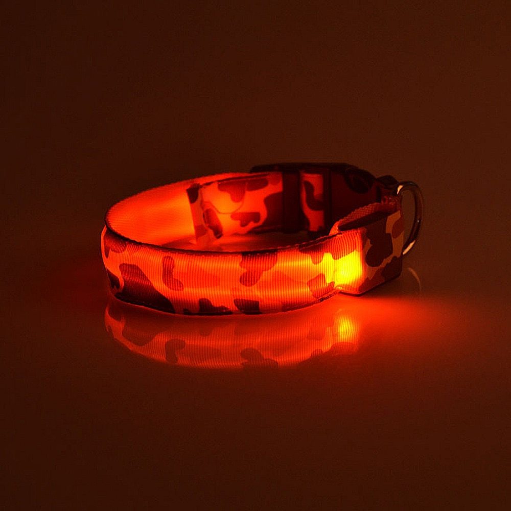 Licht gevende honden halsband