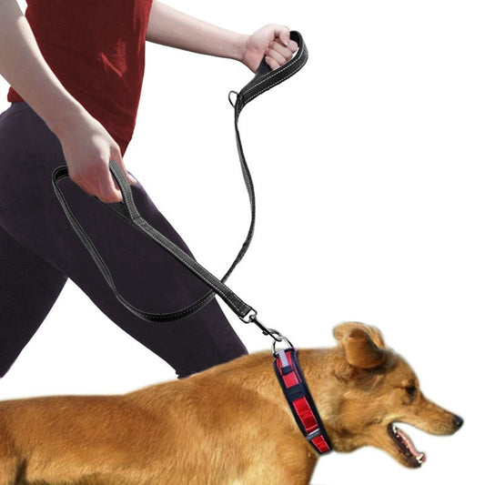 honden riem met 2 handvaten
