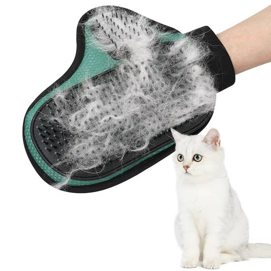 Handschoen borstel voor hond & kat