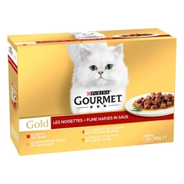 GOURMET GOLD 12-PACK FIJNE HAPJES